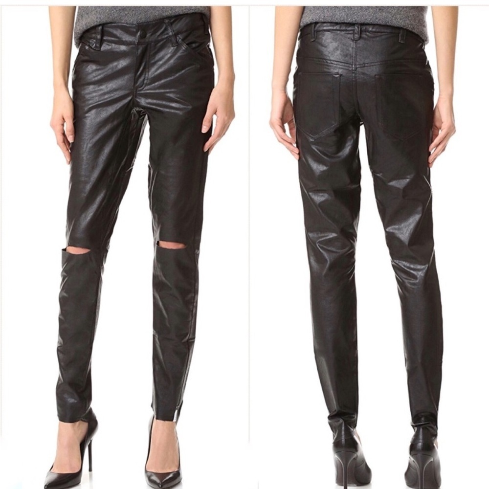 One X Teaspoon Apollo Vegan Leather Pants Inseam 30‎